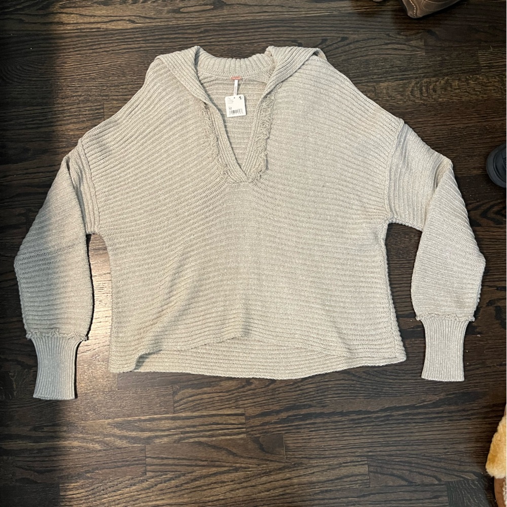 NWT Free People V-Neck Sweater - Picture 5 of 11